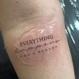 Schriftzug am Oberarm – Tattoo aus Köln